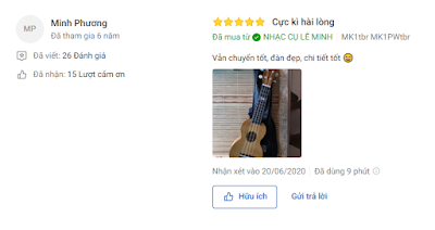 đánh giá vủa khách hàng về cửa hàng Guitar Lê Minh