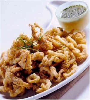 Crispy Fried Calamari. Sotong Goreng Ranggup