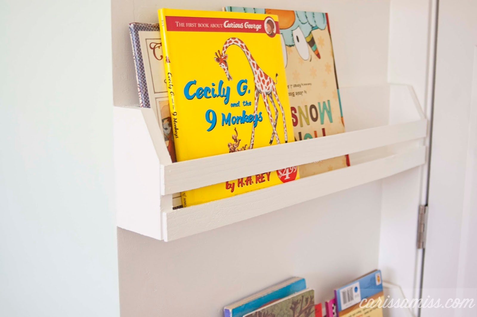 diy wall bookcase