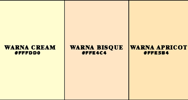 Pengertian Warna  Cream  Dan Contohnya Ngeeneet