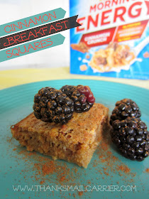 Cinnamon breakfast bars recipe