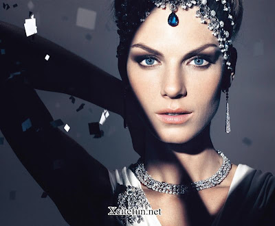 Angela Lindvall Blue Magical Fashion