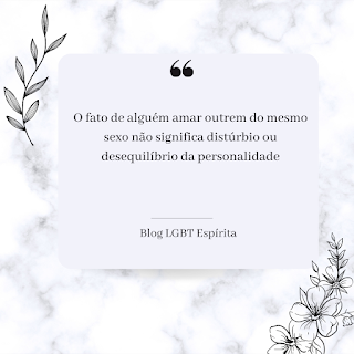 Joana de Ângelis sobre homossexualidade