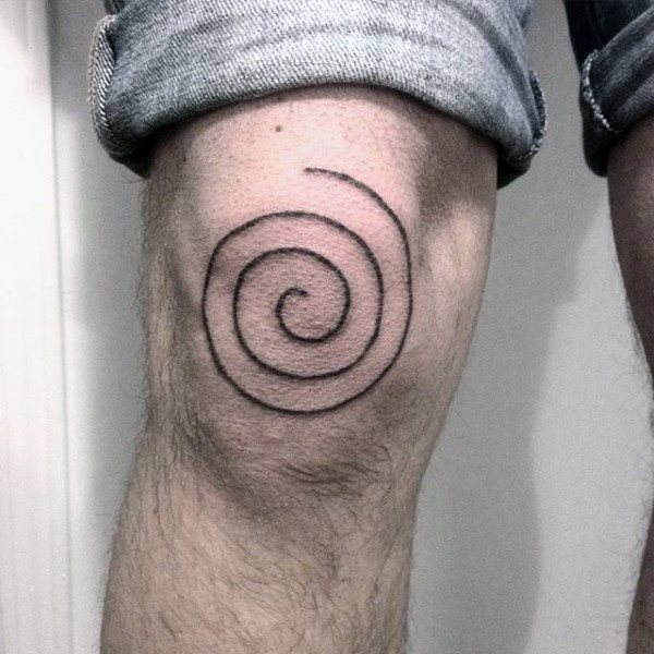 Tatuagens no joelho - 40 ideias masculinas