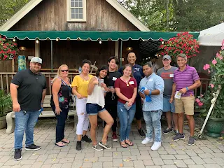 Corcoran Management Company employees at Kimball Farm