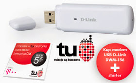 Modem do Internetu USB D-Link DWM-156 z Biedronki