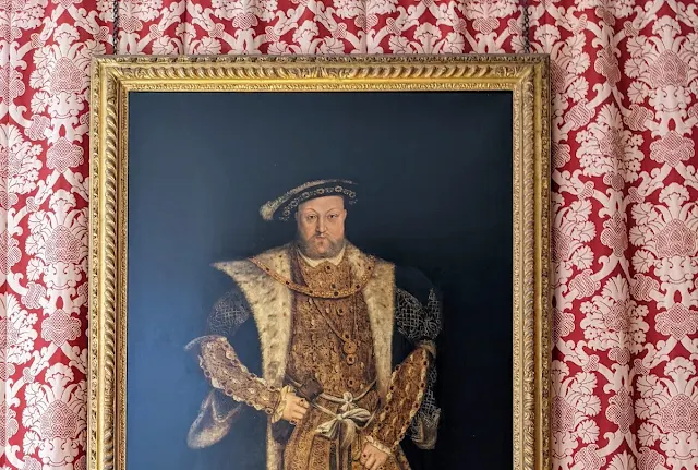 Portrait of King Henry VIII at Hampton Court Palace