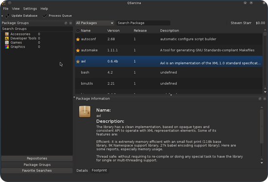 manjaro package manager