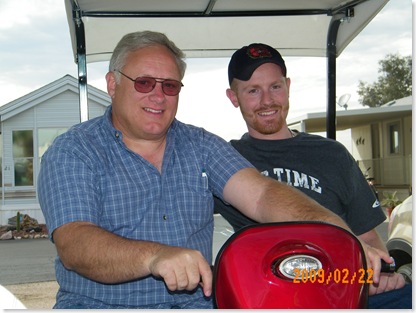 Mitch and son, Ben