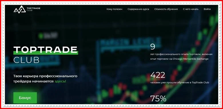 [ЛОХОТРОН] toptrade.club – Отзывы, развод? Компания TopTrade CLUB мошенники!