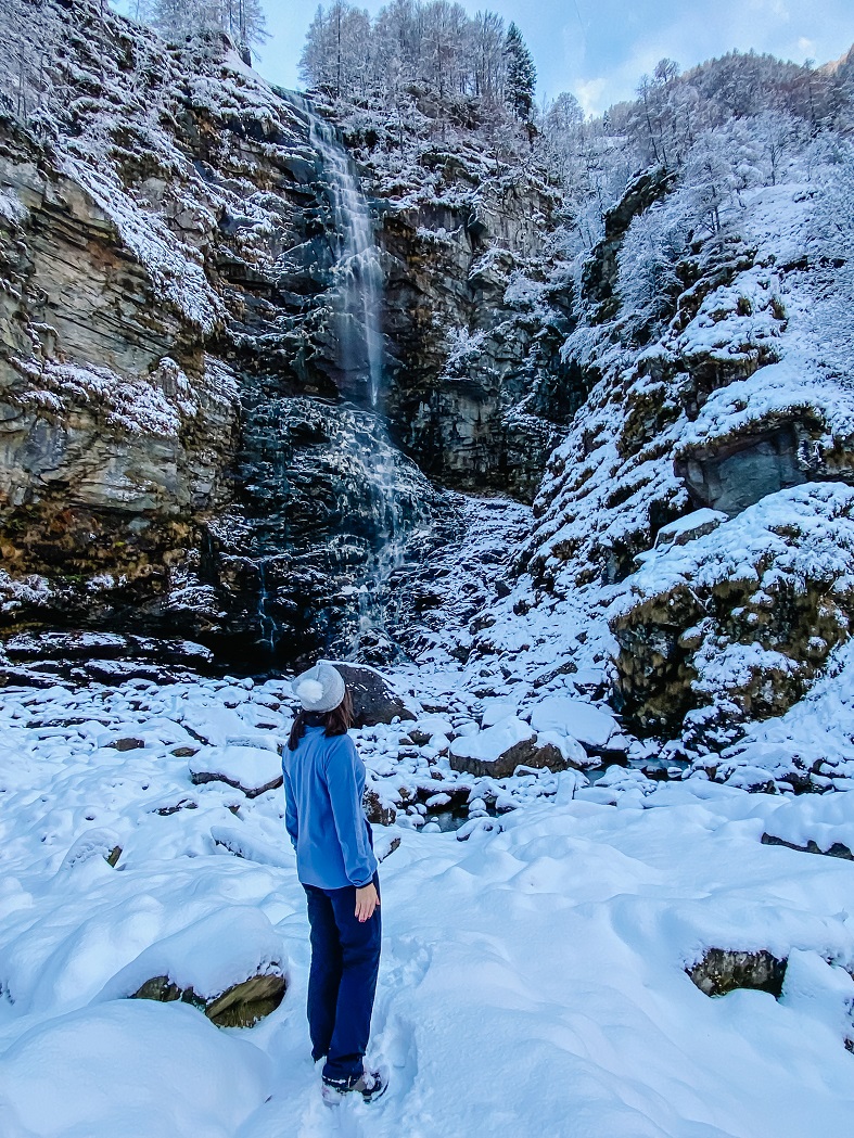 La cascata della Froda in Val Verzasca