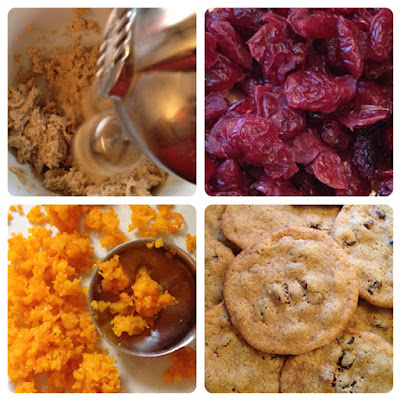 Cranberry and Orange cookies