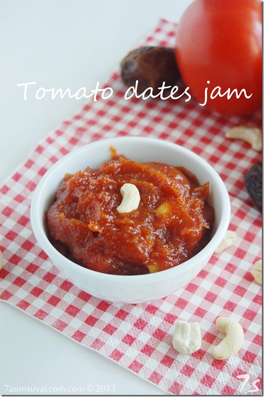 Tomato dates jam