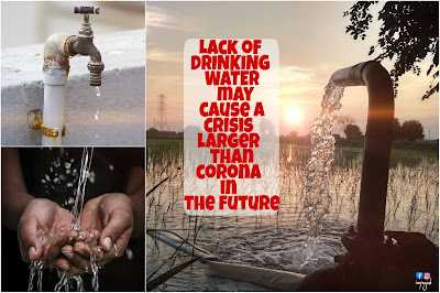 The water crisis might be even worse than the corona disease in the future. Awareness on larger scale in the world can prevent it.