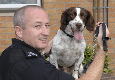 Steve Tugwell and Frodo the dog