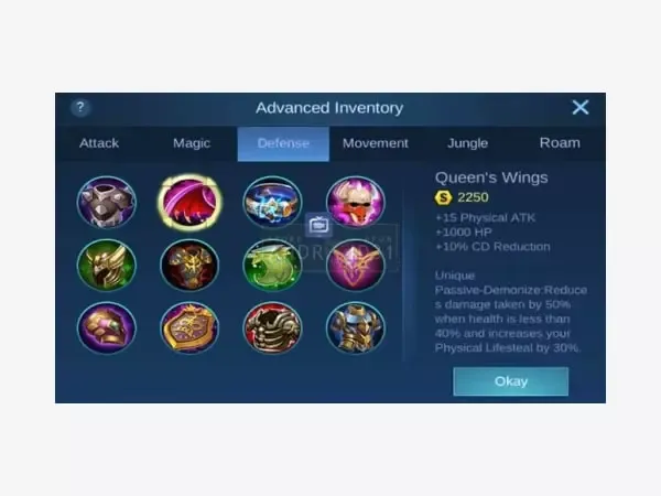 Queen's Wings Mobile Legends