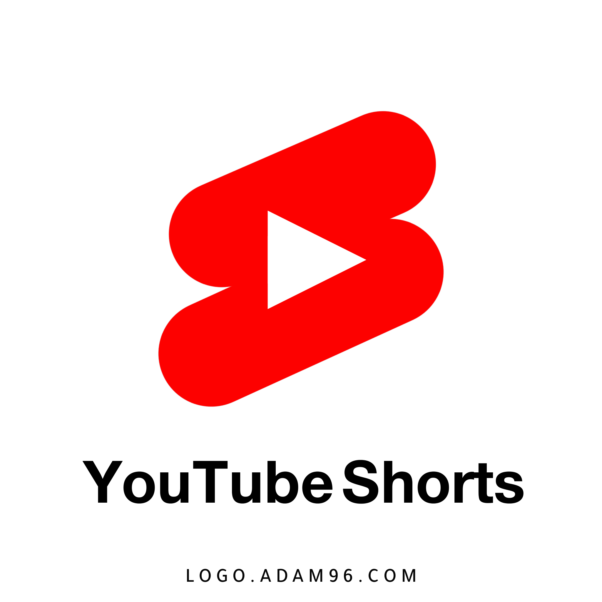 تحميل شعار يوتيوب شورت لوجو رسمي بصيغة شفافة Logo YouTube Short PNG