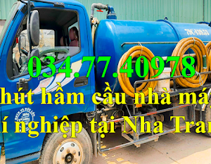 Hút hầm cầu nhà máy, xí nghiệp