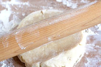 Roll out dough from center to edge