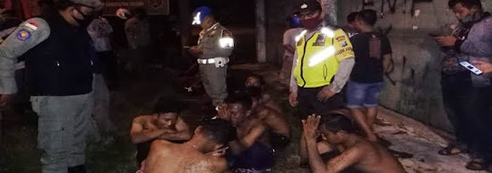 Seorang sopir dianiaya anak punk