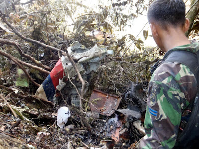 Foto Korban Sukhoi Superjet 100 Gunung Salak