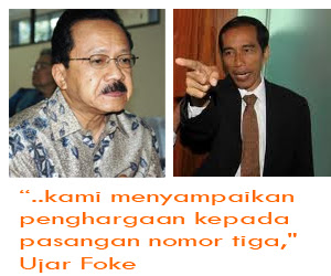 Foke memberikan penghargaan atas kemenangan Jokowi-Basuki