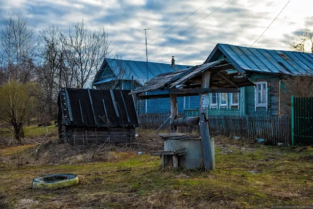 Колодец в деревне