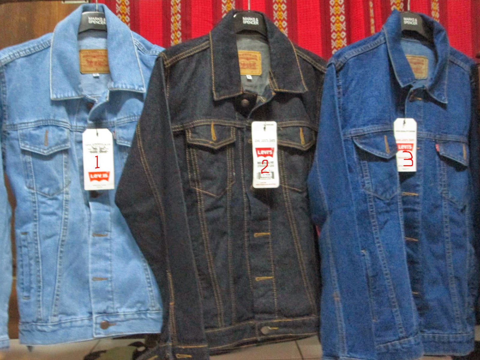 JOGJA JEANS SHOP JAKET  LEVIS  COWOK