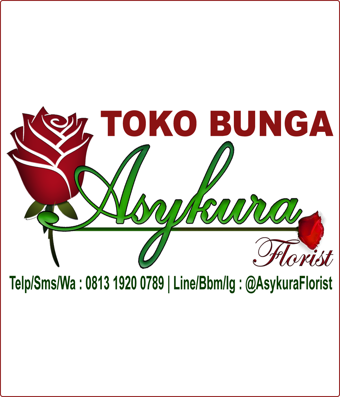 TOKO BUNGA CIBUBUR AREA WILAYAH KERJA ASYKURA FLORIST