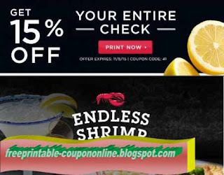 Free Printable Red Lobster Coupons