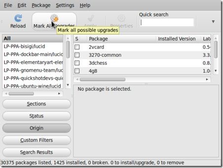Synaptic Package Manager