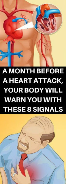A Month Before a Heart Attack, Your Body Will Warn You with These 8 Signals