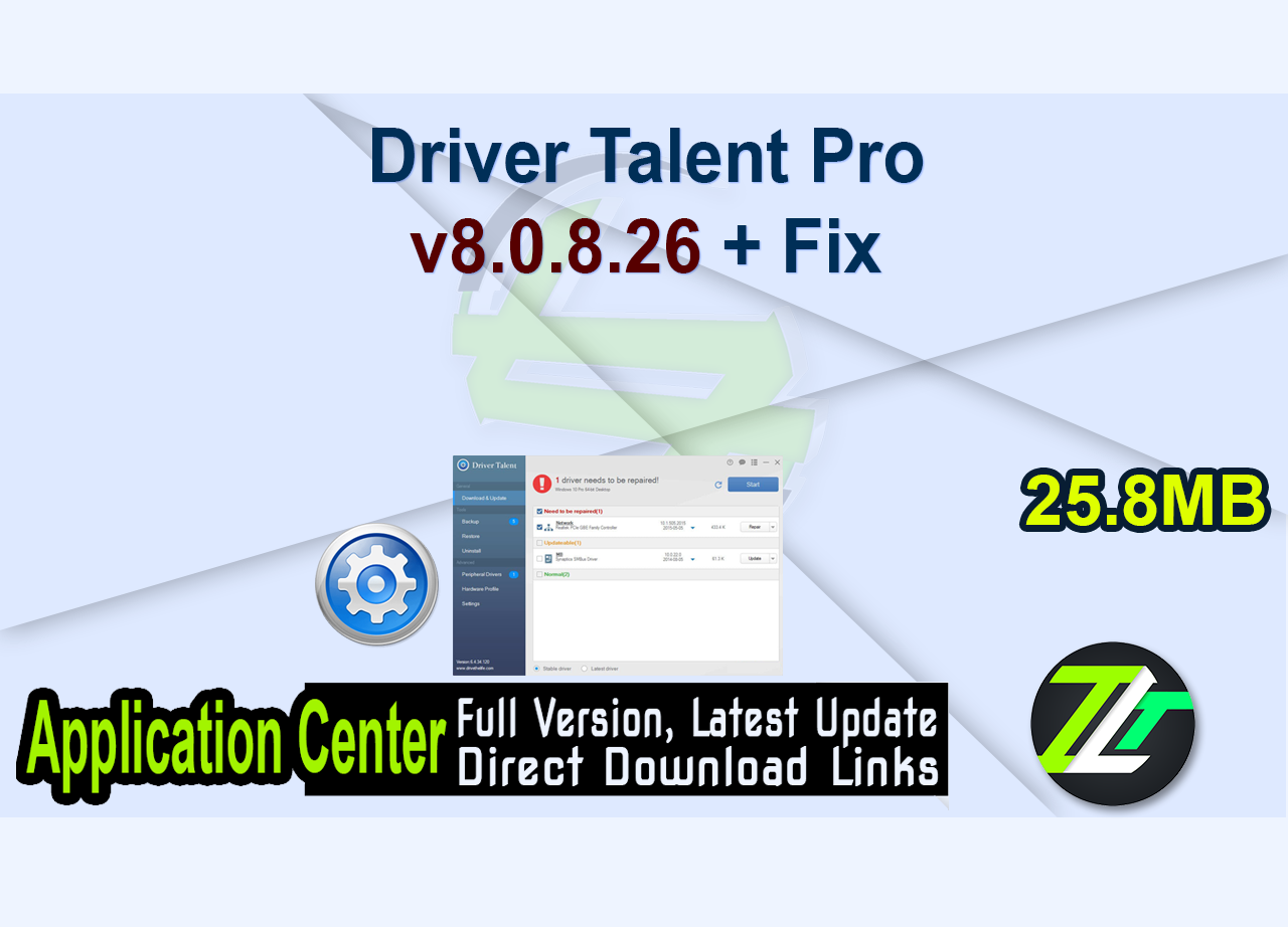 Driver Talent Pro v8.0.8.26 + Fix