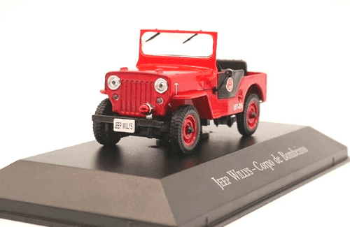 veículos de serviço do brasil 1:43, Jeep Willys 1:43 Cuerpo de bomberos