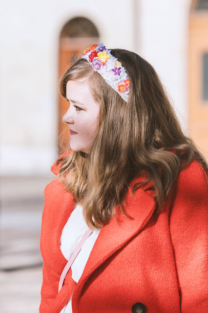 Flower crown, headband, rainbow, multicolor