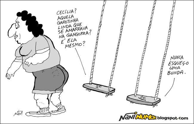O Humor das Coisas (rolha, balanço e amarelinha) #cartuns