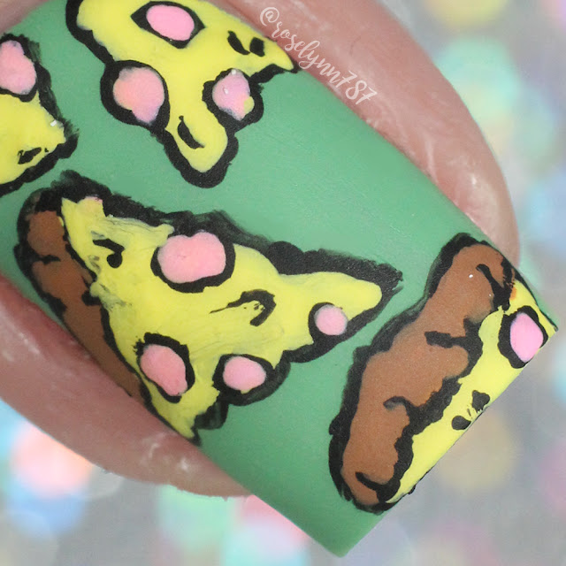 Pizza Slice Nail Art