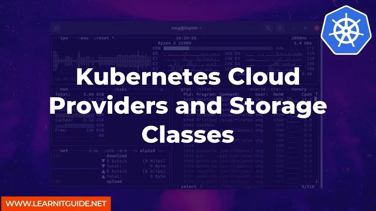 Kubernetes Cloud Providers and Storage Classes