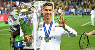 Cristiano Ronaldo celebration Champions League final 2018