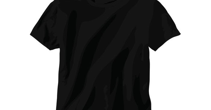 Download Gambar Template Kaos Hitam Polos Gambar Baju Depan ...