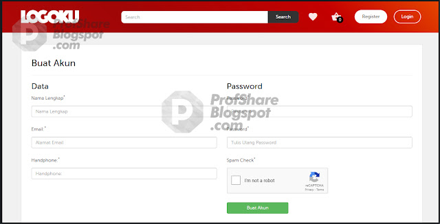 Cara Daftar Register di Logoku.com
