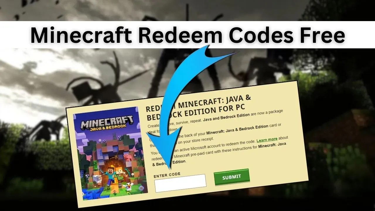 Minecraft Redeem Code Free