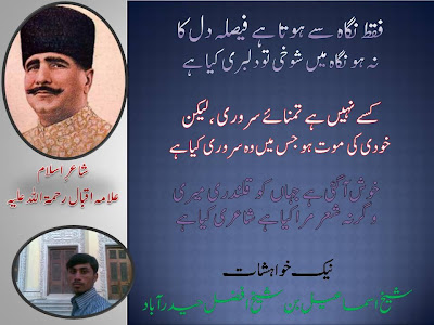 allama iqbal aur unke chand behtareeN sher