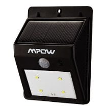<br />Mpow® Solar Powerd Wireless LED Security Motion Sensor Light, Outdoor Wall/garden Lamp / Motion Sensor-Detector Activated with Dusk to Dawn Dark Sensing Auto On / Off Function