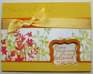 stampin up, just believe