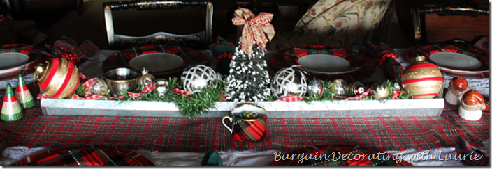 Centerpiece for Christmas Eve Table