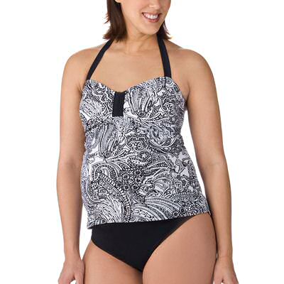 Liz Lane plus sized maternity bathing suit for sale at Target