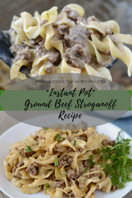 Instant Pot Ground Beef Stroganoff Recipe