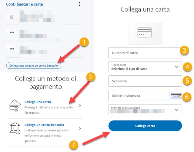 collegare carta postepay a paypal