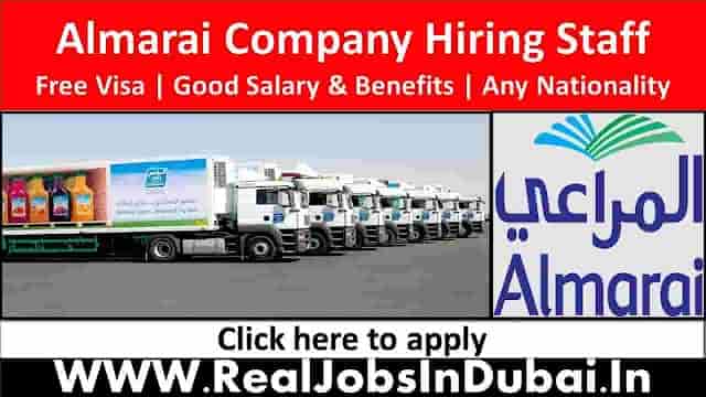 Almarai Company Job Vacancy 2022 Dubai and Saudi Arabia 